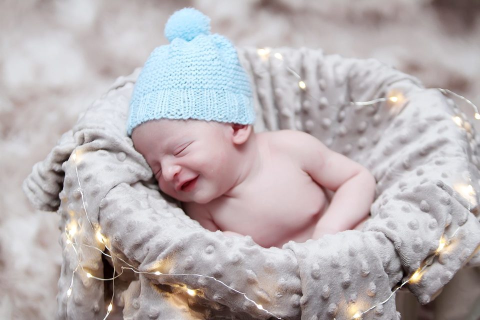 ensaio de newborn com Caleb